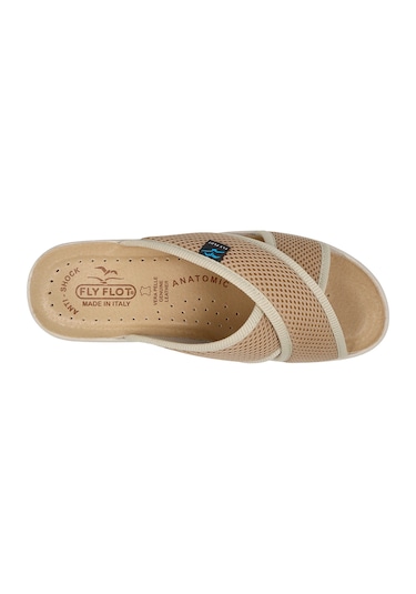 Terlik Kadın Diğer 83 K24 Fe Fly Flot Cloth Slipper Beige Bej