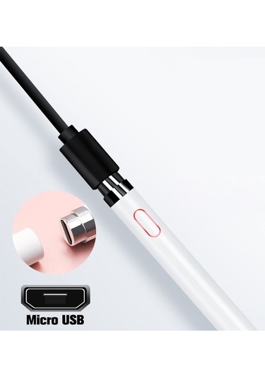 Pazly Universal Stylus Kalem - Saf Bakır Uç - Otomatik Kapanma - İos/android/windows Uyumlu - Kapasitif Dokunmatik