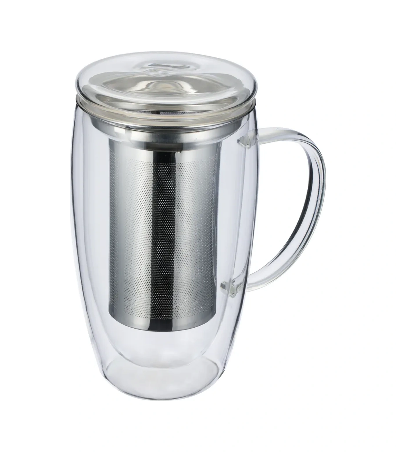 Regent İnox Kapaklı Ve Çift Tabanlı Demleme Kupası 338521125 Beyaz