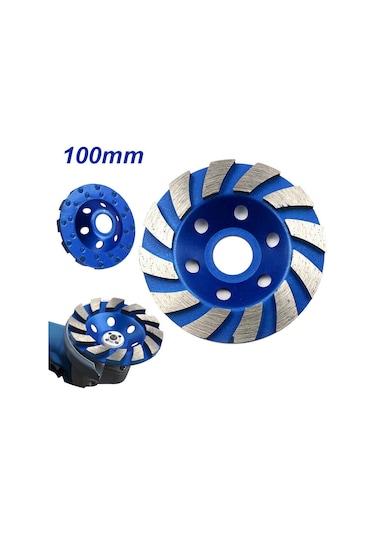 Reedark Elmas Segmentli 4 İnç Taşlama Diski - Granit, Mermer, Beton Kesme Ve Taşlama İçin