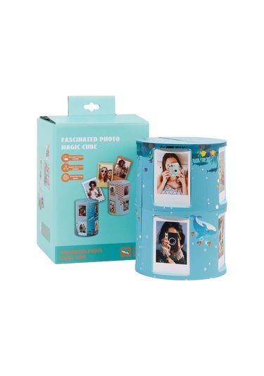 Sones Mini 3-inç Dönüştürülebilir Kendin Yap Fotoğraf Çerçevesi Standı Depolama Rafı Sualtı Dünyası