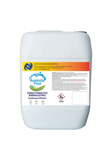 Sürekli Temizleyici 20 Lt Anatolıa Pool Continuous Cleaner