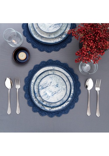 Güral Porselen Atina 24 Parça Yemek Seti Reaktif Dg 1502