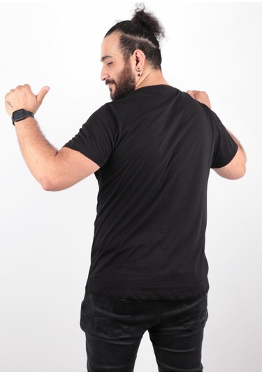 Rich Büyük Beden Basic T-shirt %100 Pamuk Tişört Açık Bej