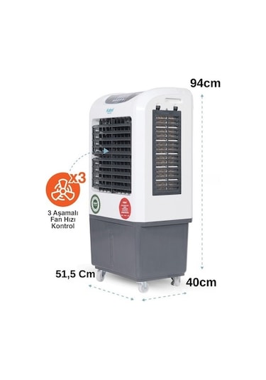 Kabel KBL-MN2500 Mini Rest Evaportatif Taşınabilir Hava Soğutucu