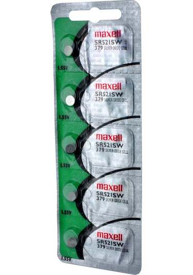 Maxell Sr-521Sw-379 10Lu Paket Pil