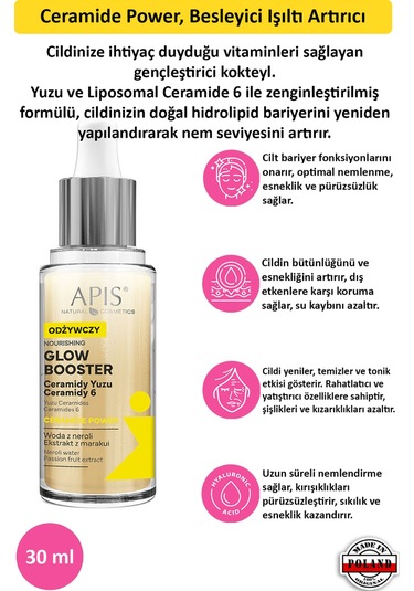 Apis Natural Glow Booster Ceramide Power 30 ML