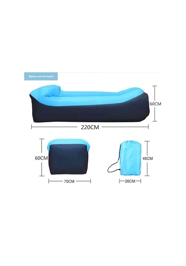 Aurora Açık'ın Savaşme Kanepe Hava Yatağıtipi Yastıklısını'dır. MAVI