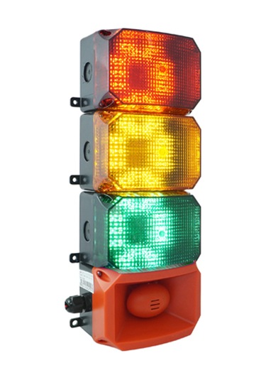 Mesan Ms 224.1.3.2.12-24vdc 3 Kat Küp Led Multifonksiyon 43 Ses Siren