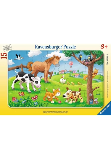 Ravensburger 15 Parça Puzzle Cuddly Friends 060665