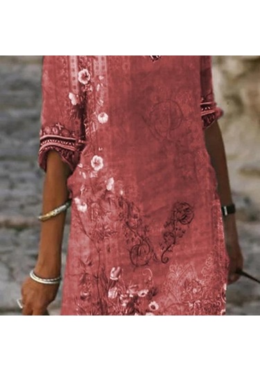 Yeşil Şık Parti Elbise V Yaka Dekoratif Narin El Sanatları Vintage Yaz Evaze Elbise Kadın Kostüm Kadın İçin Yeşil