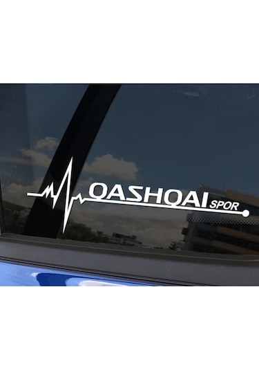 Nissan Qashqai Yan Cam Sticker Oto Kapı Çıkartma 20Cmx7Cm