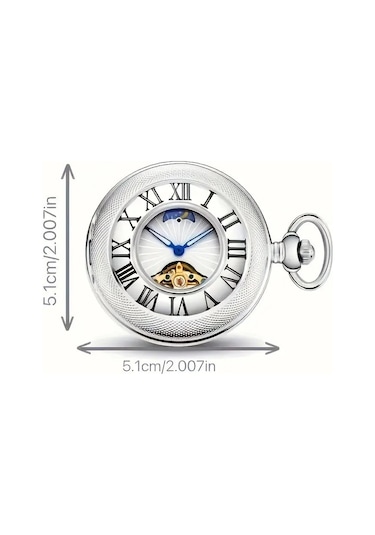 Köstekli Saat Kurmalı Gümüş Renk 710024