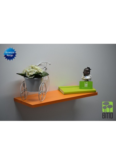 Peakdizayn Tekli Duvar Rafı 70 Cm Farklı Renk