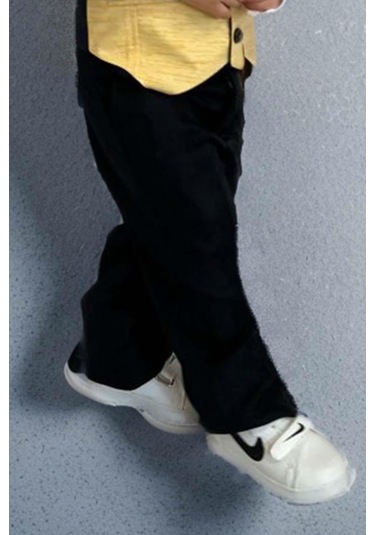 Riccotarz Erkek Bebek Takım Elbise Sarı Yelekli Alt Üst Takım 001