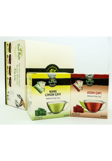 Tanlababa Sargılı Nane Limon Çayı 100 G + Sargılı Atom Çayı 100 G