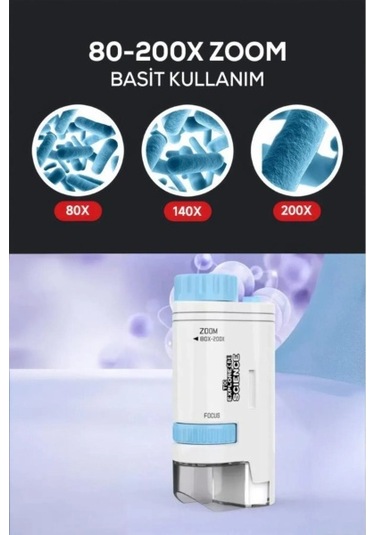 Portatif Mini Mikroskop