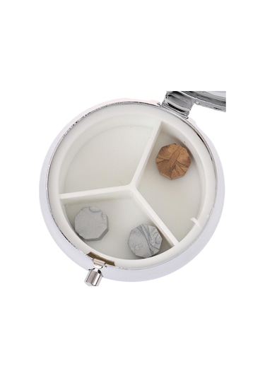 Tıp Organizatör Taşınabilir Hap Kutusu Makyaj Saklama Kabı Katlanır Hap Kutusu 4