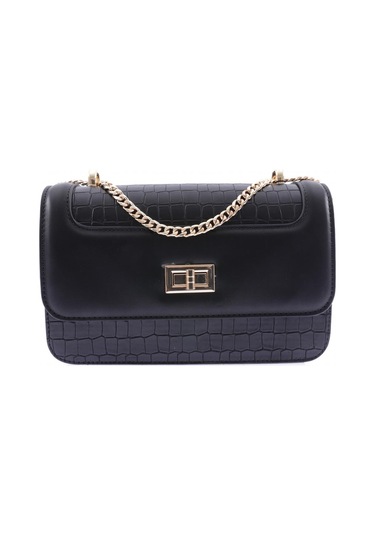 Dgn 3025-2168 Kadin Zincir Askili Çanta 3025-2168-R6201 Siyah