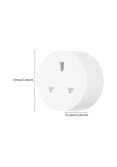 Yunboo Akıllı Wi-fi Prizi İngiliz Standardı 230v Beyaz - Akıllı Yaşam Uygulaması İle Uzaktan Kontrol Ve Enerji Tüketim İstatistiği