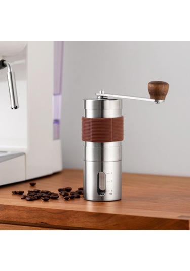 Wezone El Elektrikli Kahve Değirmeni, 304 Paslanmaz Çelik, Manuel Öğütücü, Taşınabilir Model