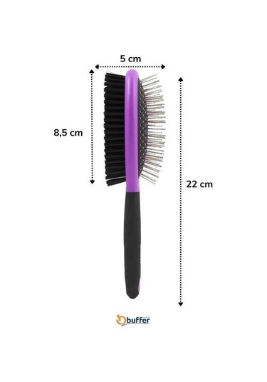 Büro Ev Evcil Hayvanı İçin Çift Taraf Kedi Köpek Temizleme Fırçası