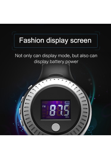 Kablosuz Kulaklık - Kartlı, Siyah