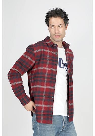 Lee Cooper Alvert Erkek Dokuma U.kol Gömlek Bordo-lacivert-20090-bordo-lacivert Ekose Bordo - Lacivert Lee Cooper Alvert Erkek Dokuma U.kol Gömlek Bordo-lacivert-20090-bordo-lacivert Ekose Bordo - Lacivert