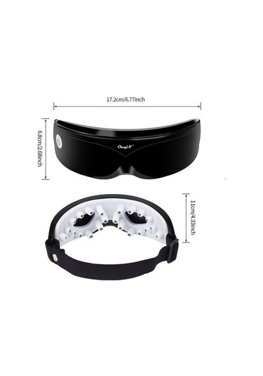 Ckeyin Elektrikli Göz Masajı Akupunktur Noktaları Titreşim Manyetik Masaj Koyu Koyu Çevreleri Küçült Kafa Stres Kablosuz Kablosuz 48 Göz Masaj Enstrümanı Bt4yof Çok Renkli