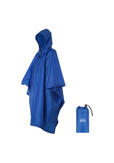 Leezsing 210d Poliester Çok Amaçlı Yağmurluk - Pu8000mm Su Geçirmez, Kamp Matı/sun Shelter İçin Uygun, Hafif Ve Taşınabilir Mavi Mavi
