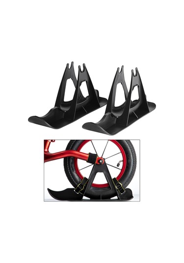 Suntek Çocuk Kayak Kızağı Ataşmanı Kar Denge Bisikleti Çim Siyah