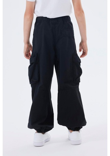 Name It Nkmben R Parachute Twı Pa Siyah Erkek Çocuk Pantolon Siyah