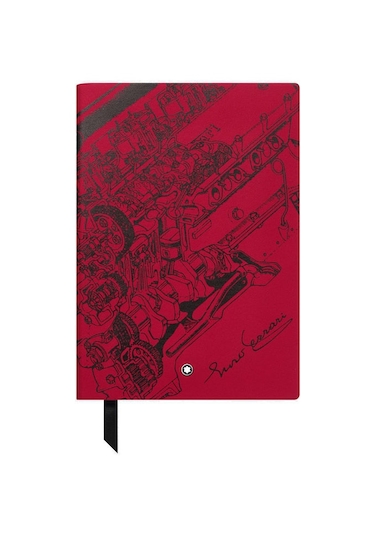 Montblanc 146 Great Characters Enzo Ferrari Çizgili Kırmızı Not