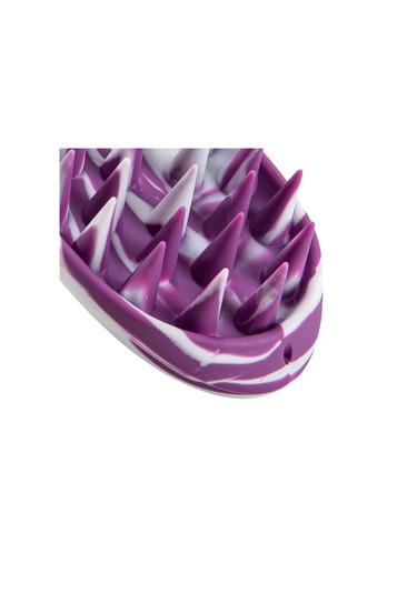 Suntek Saç Derisi Masaj Aleti Yıkama Bakım Fırçası Ev Banyo Menekşe