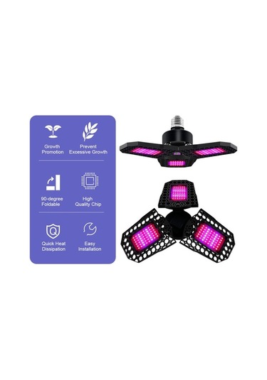 Moly Yunboo E27 144 Led Kırmızı-mavi Bitki Büyüme Lambası 85-265v Seracılık Lambası Çok Renkli Çok Renkli