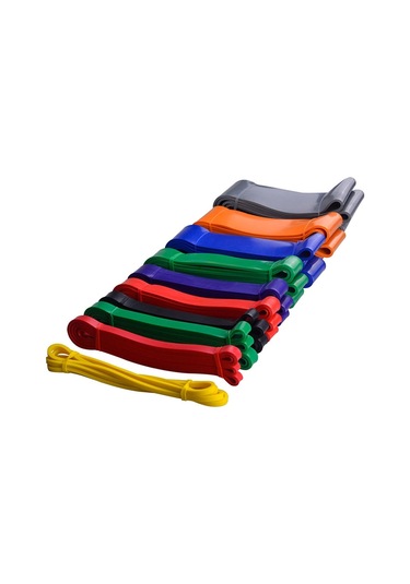 Sones Direnç Bandı Lateks Güç Antrenmanı Direnç Halkası Çekme Hareketi Destekli Halka Yoga Elastik Bant, Özellikler: 2080x4.5x64mm Mavi