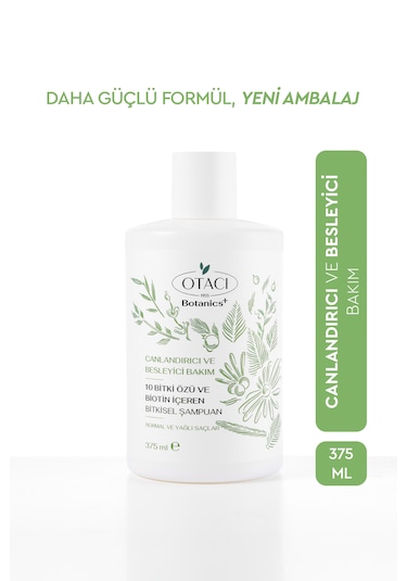 Otacı Botanics + Canlandırıcı ve Besleyici Şampuan 375 ML