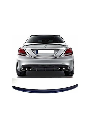 Sunplex Mercedes W205 Bagaj Üstü Spoiler Piano Black