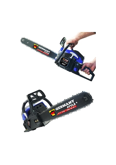 Germany Style Alman Turbo MS-650 52 CC Benzinli Hızar Ağaç Kesme Moturu Zincirli Testere