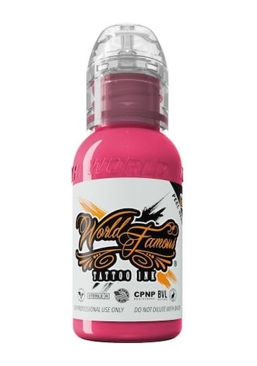 Melek Bubble Gum Pink - World Famous Ink Dövme Boyası - 1oz/30ml