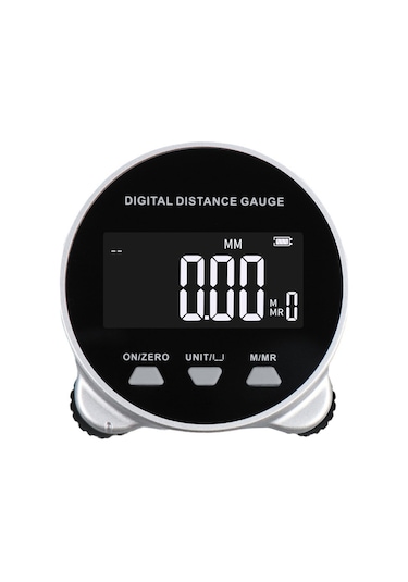 Reedark Mini Elektronik Eğri-yüzey Ölçer - 0-199.999m Aralığı, 5 Birim Değişimi, Li-po Pil, Siyah-gümüş