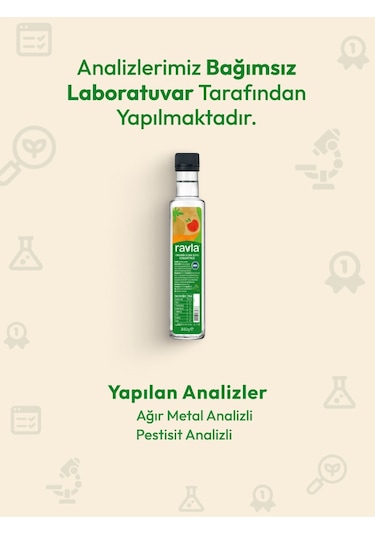 Ravla Organik Elma Suyu Konsantresi 340 G