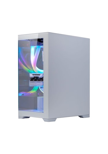 Xaser MG235 4 x RGB Fan USB 3.0 ATX  Oyuncu Bilgisayar Kasası Beyaz