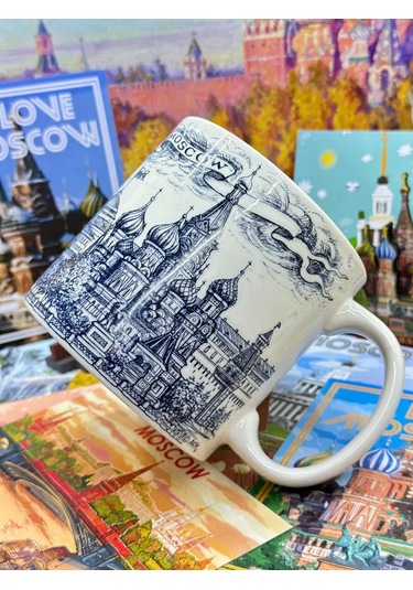 Bjorn Porselen Kupa "moskova" 500 Ml 241352293 MAvi