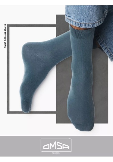 Omsa Eco 401 Yüksek Pamuklu Çoraplar 5'li Set 152542982 Akuamarin