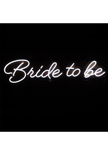 Evlilik Gelin Bride To Be Neon Tabela / Bride To Be Neon Sign 60 X 25 Cm Renkli