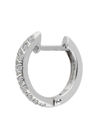 Sirius Pırlanta Taşlı Halka Erkek Küpesi  0805E0025