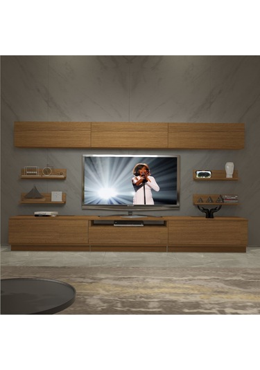 Decoraktiv Trendstyle 8ys Mdf Tv Ünitesi Tv Sehpası Ceviz