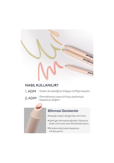 Peripera Mood Fit Pencil Concealer 001Cover Salmon