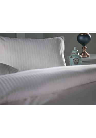 Saten Artline Nevresim Takımı Çift King Size - Beyaz
